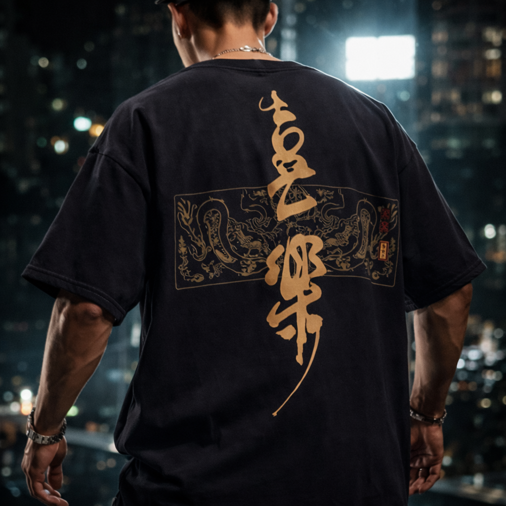 Golden Ascension – Oversized T-Shirt
