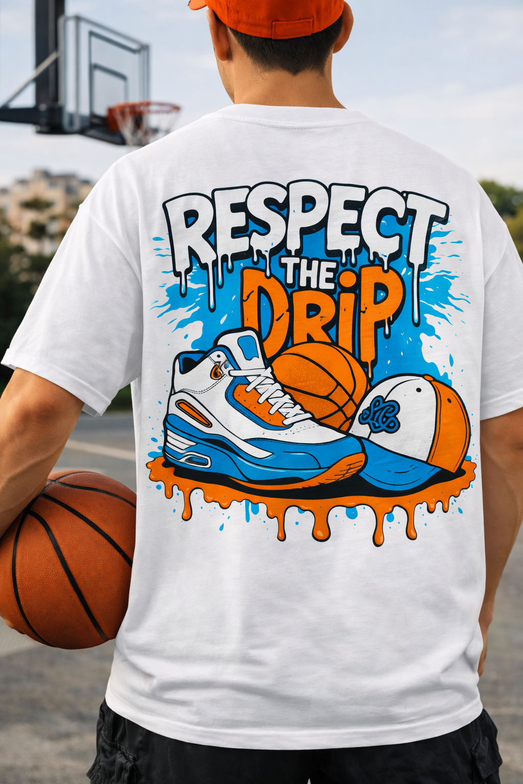 RESPECT THE DRIP Oversize T-shirt