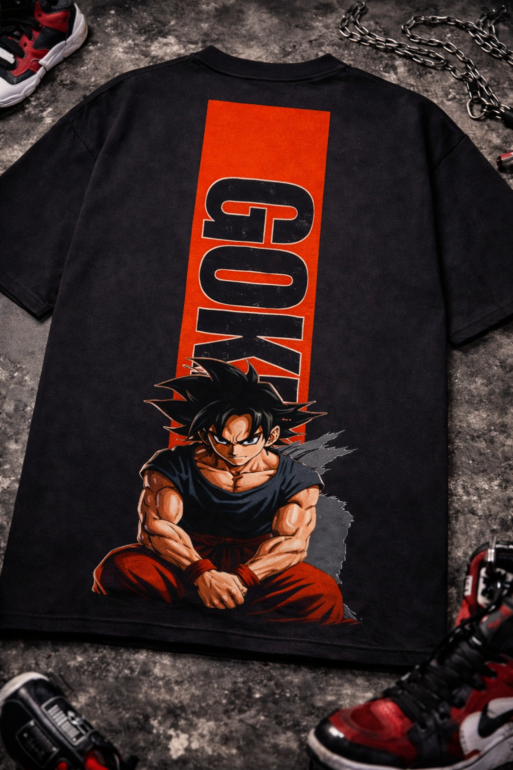 GOKU BLACK STRIPE EDITION Oversize T-shirt
