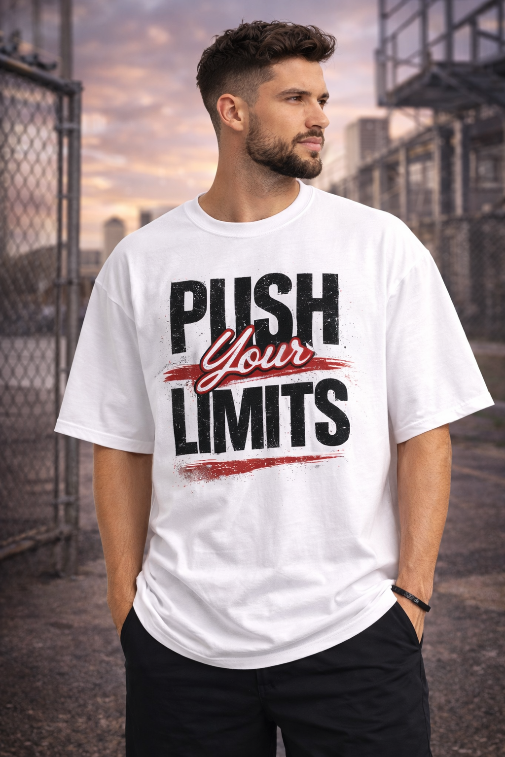 PUSH YOUR LIMITS | PREMIUM COTTON T-SHIRT