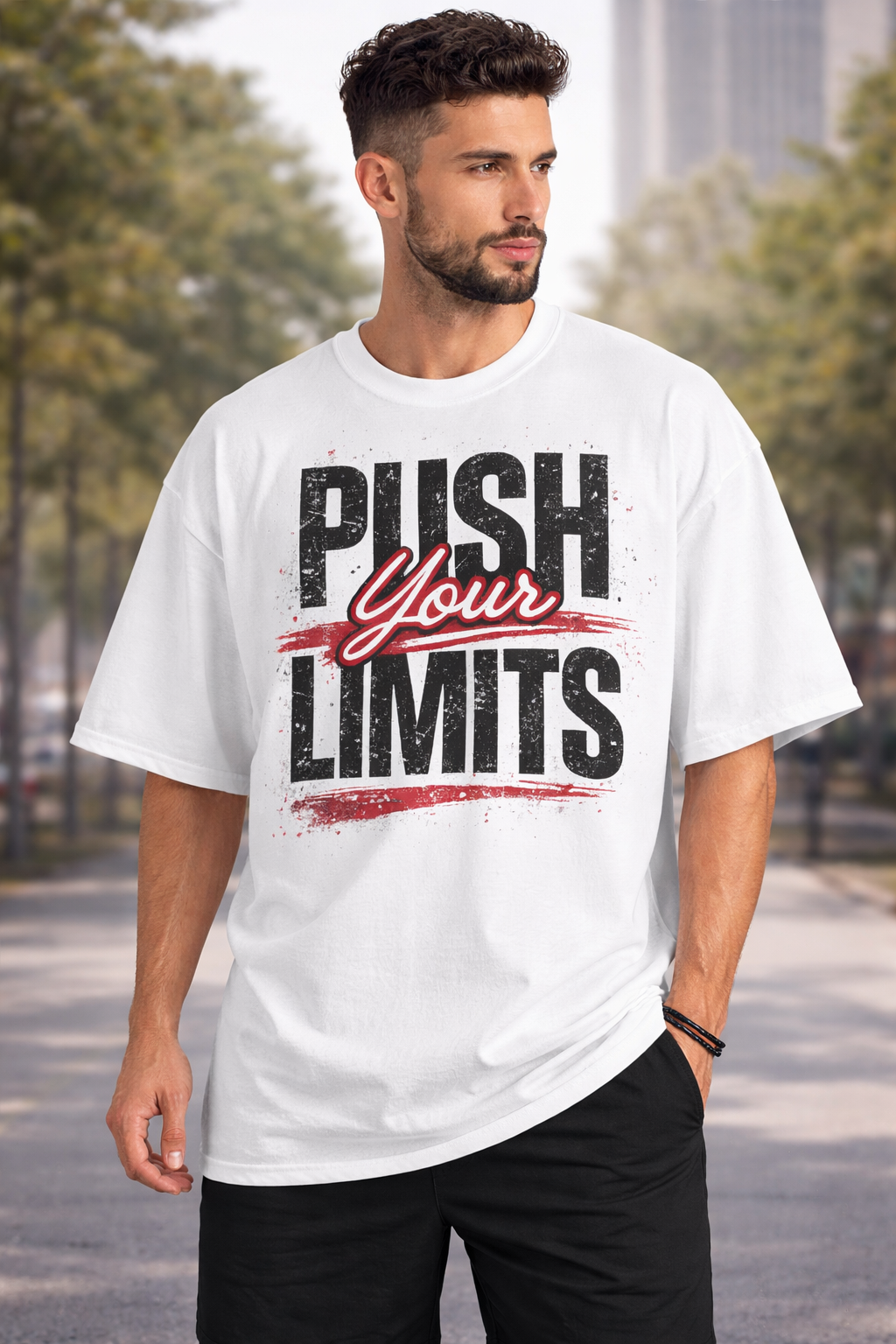 PUSH YOUR LIMITS | PREMIUM COTTON T-SHIRT