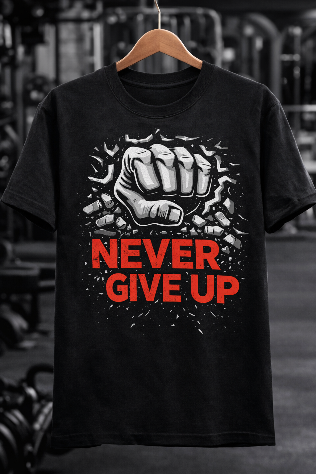 Never Give Up T shirt