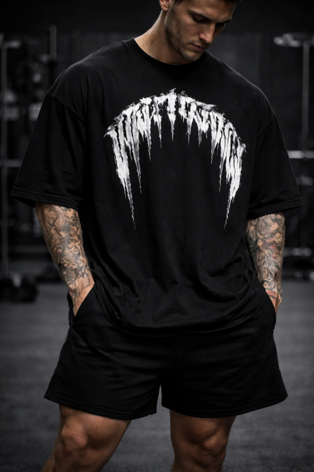 Dark Drip StreetwearAnd Gym Graphic T-Shirt