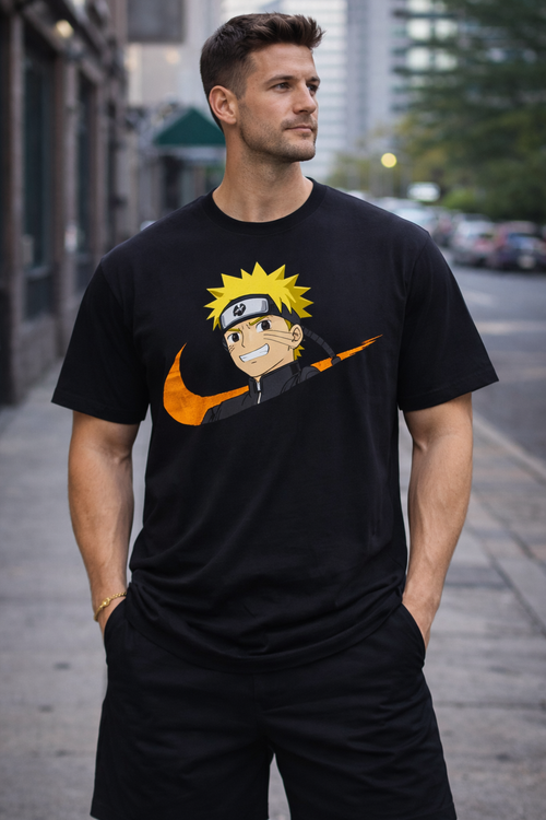 Anime Ninja Graphic T-Shirt – Regular Fit